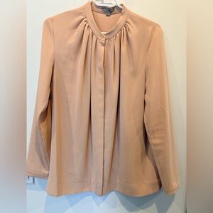 COS pale pink blouse